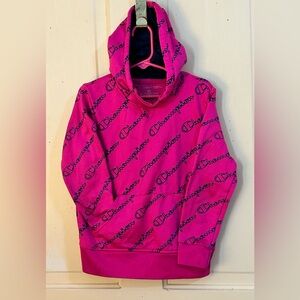 Champion Fuchsia Script Hoodie size 5/6
